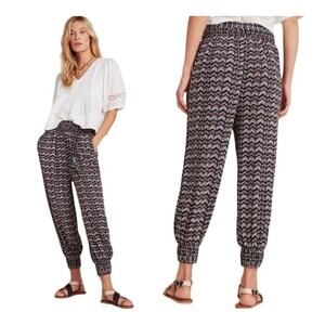 By Anthropologie Women's Abstract Print Pullon High Waist Joggers, M